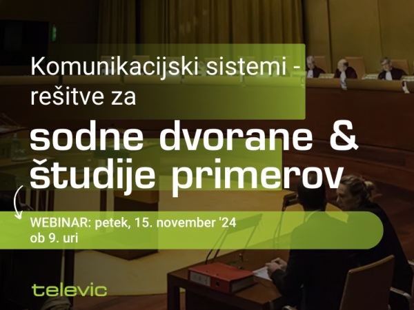 Televic sodne dvorane novica