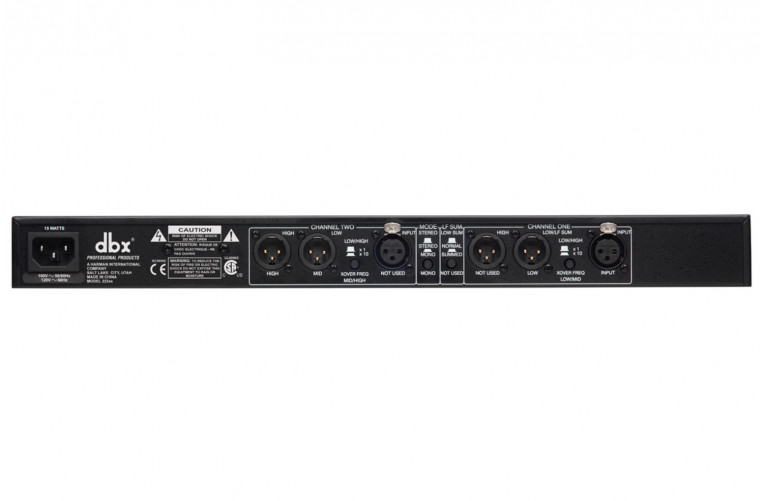 dbx 223xs Stereo 2-Way/Mono 3-Way Crossover with XLR Connectors | AVC Group
