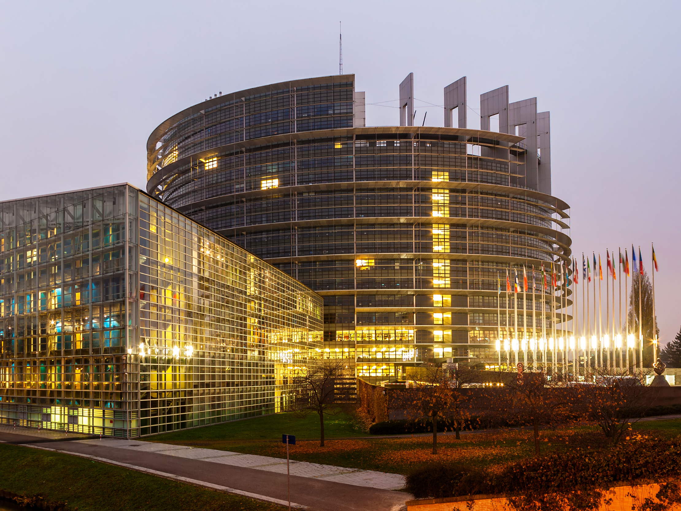 european union headquarters top view